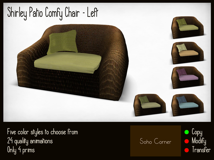 Shirley Patio Comfy Chair - Left