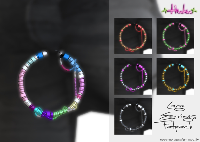 +HUHU+ Long earring Fatpack