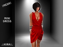 .::KIRA::. Tulip Dress Red