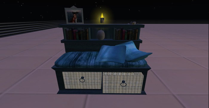 G^G Mobile hall with bench animated mobile ingresso con panca animata