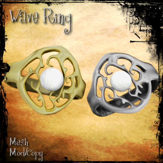 <SPS> Wave Ring (mesh)