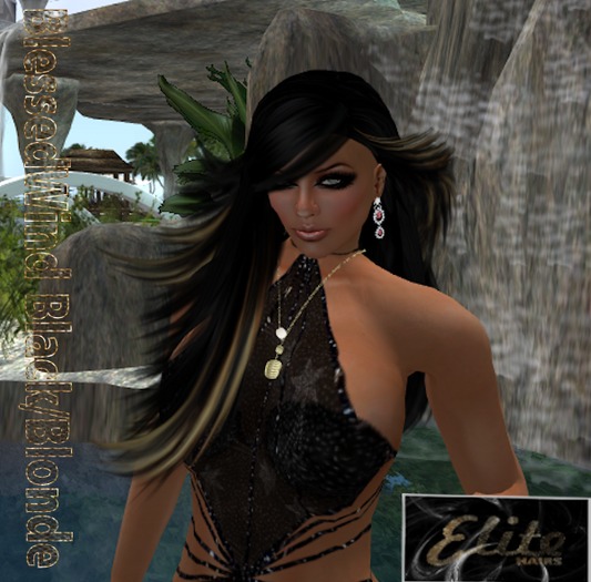 175 Elite Hairs*.Blessedwind BlackBlonde Hair