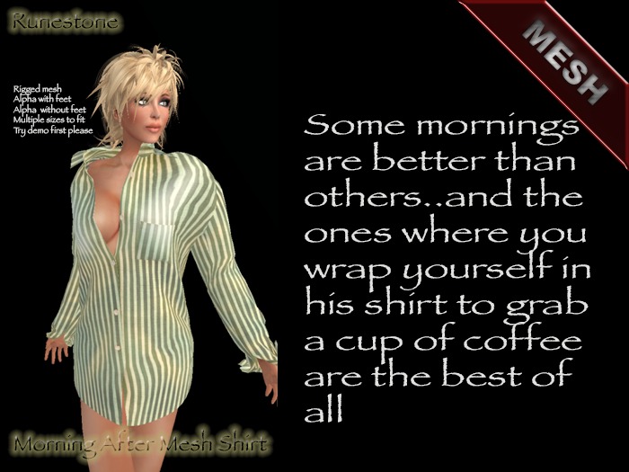 Morning After Mesh Shirt  (Sage)