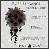 Rose Elegance Bridal Bouquet - Goth [Box]