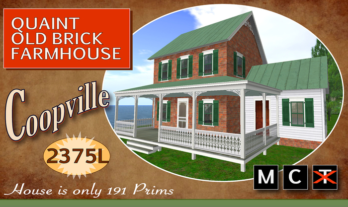 REDUCED PRICE! Quaint Old Brick Farmhouse with Wrap Around Porch