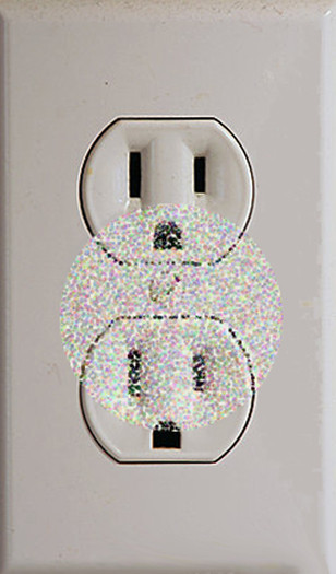 Wall Electric Outlet Texture