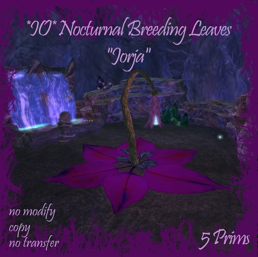 Second Life Marketplace - *IO* Nocturnal Breeding Leaves "Jorja"