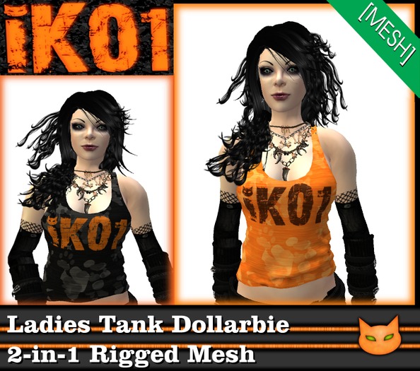 IK01 Dollarbie - Ladies Tank [MESH]