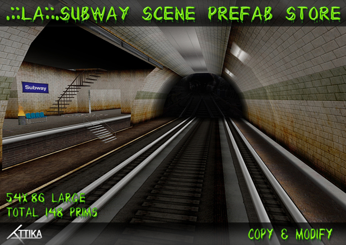 .::LA::.Subway Scene Prefab Store