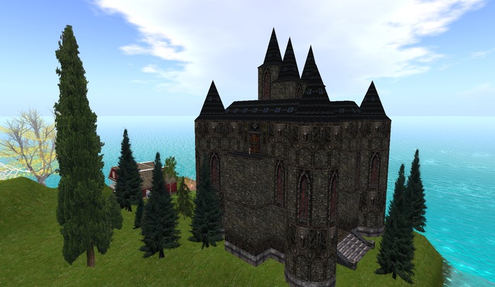 Gothic castle Stone 3 floors