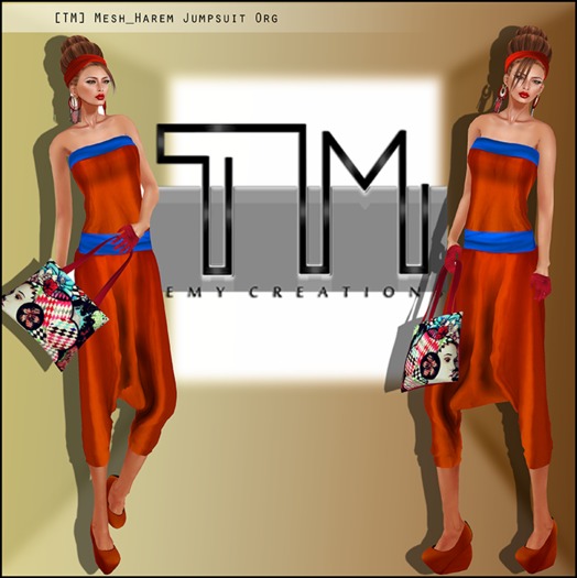 [TM] Mesh_Harem Jumpsuit Org