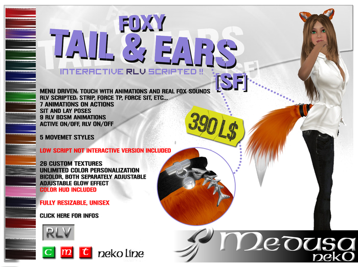 ~ Medusa Neko ~ Foxy Set [SF] (Boxed)