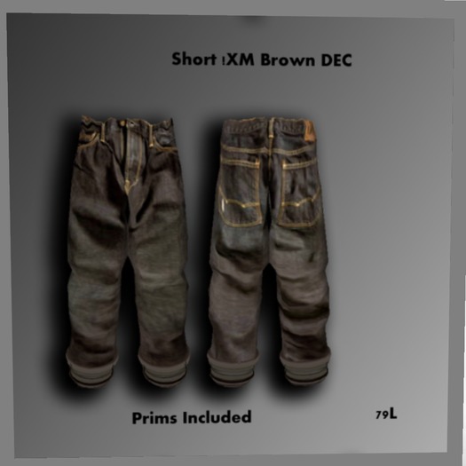 FULL PERM JEAN SHORTS - 10L