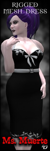 Dare Designs: Ms. Muerte - white