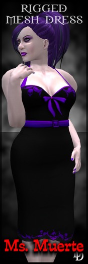 Dare Designs: Ms. Muerte - puple
