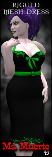 Dare Designs: Ms. Muerte - green