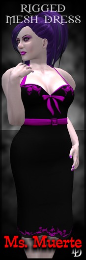 Dare Designs: Ms. Muerte - pink