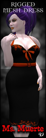 Dare Designs: Ms. Muerte - orange