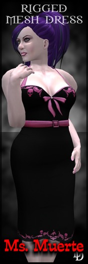 Dare Designs: Ms. Muerte - bubblegum