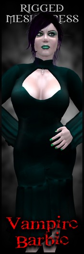 Dare Designs: Vampire Barbie - teal