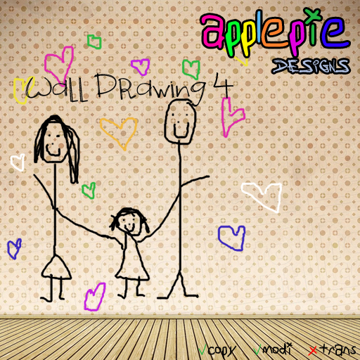 >> applepie << Designs ~ Wall drawings 4