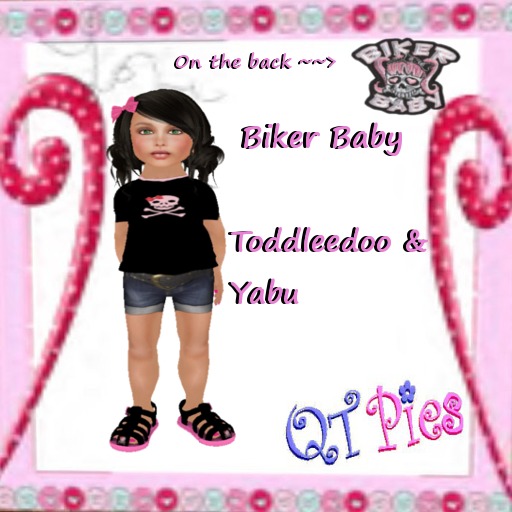 ~QT Pies~ Biker baby short set