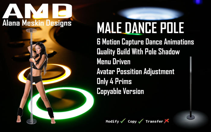 AMD - Male Dance Pole Copyable