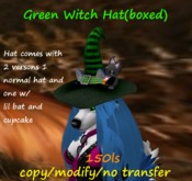 Green Witch Hat(boxed)