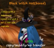 Black Witch Hatboxed)