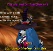 Purple Witch Hat(boxed)