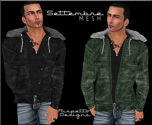 Rispetto Designs - Settembre MESH Jackets - Black & Graze
