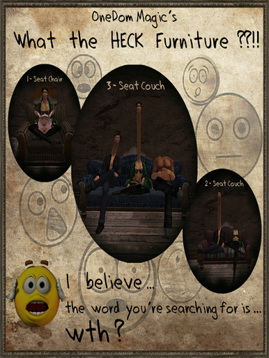 [ONEDOM] What the Heck?? Haunted Couch MegaPack (3 Pieces)