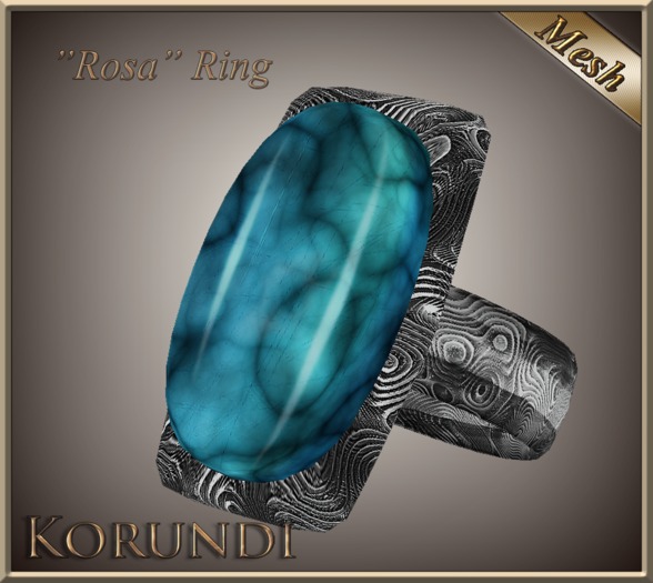 -Korundi- Rosa Ring