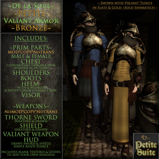 DLS~Petite~Valiant Armor - Bronze