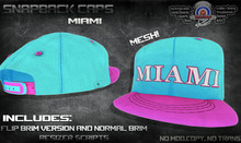 [UnderDogs] - SnapBack - Miami - MESH (Brim Up/Down)