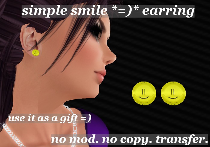 simple smile *=)* ear rings