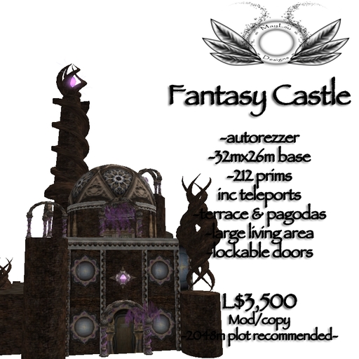 Fantasy Castle *Now only 142 prims*
