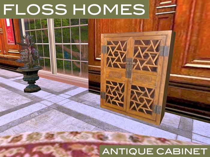 ::Floss Homes:: Antique Cabinet