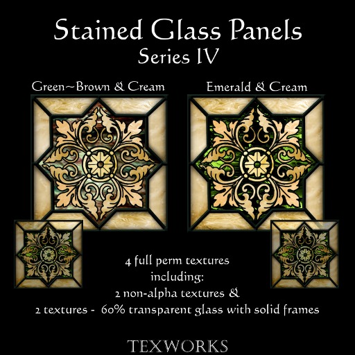 MD Stained Glass Panels Series IV (Boxed)  