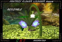 FANTASY FLOWER LOUNGER SET mauve for "PETITES"