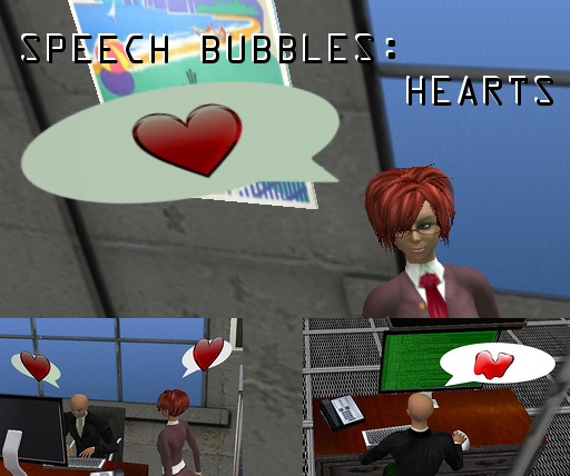 Speech Balloons: Hearts