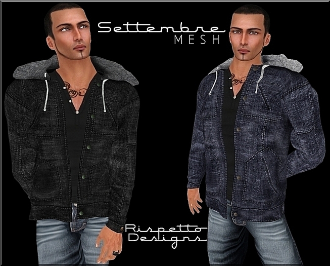 Rispetto Designs - Settembre MESH Jacket - Black & Blue