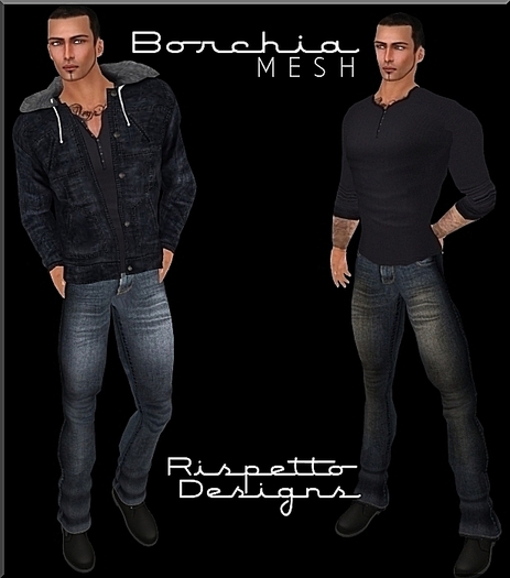 Rispetto Designs - Borchia MESH Outfit - Navy