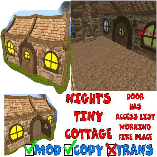 faux tiny cottage