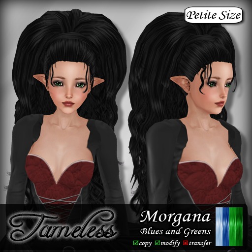 Tameless Hair Morgana (petite) - Blues and Greens