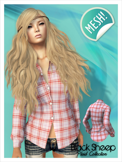 [BS] Plaid Shirt - Red