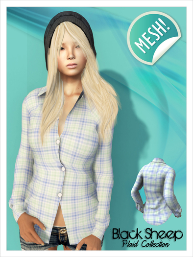 [BS] Plaid Shirt - Blue