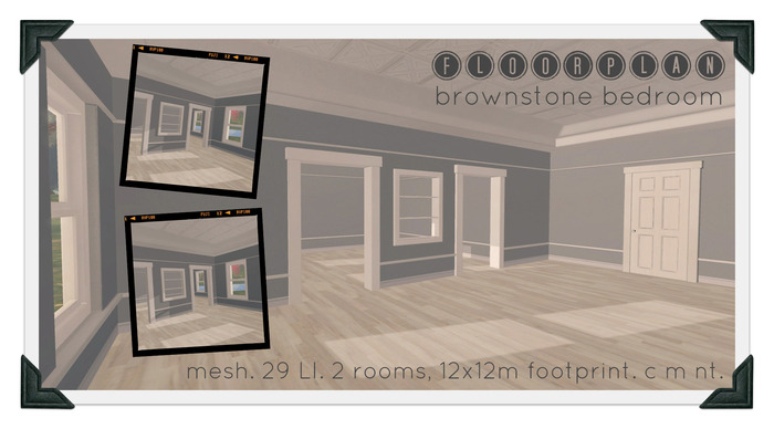 floorplan. - brownstone bedroom [ boxed ]