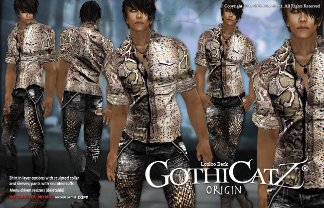 >>GothiCatz<< Origin (male)