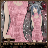 [Mesh] =^.^= Curious Kitties - Pretty Flower Breezy Dress - Pink